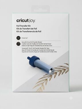 Cricut Foil Transfer Kit - White Packaging with Teal Accent damaged box